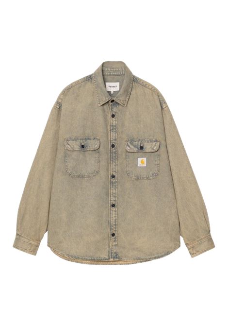 tigan shirt man blue and beige CARHARTT WIP | I0358213FU.GD